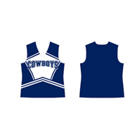 fttf fitted sleeveless cheer top