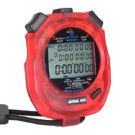 ultrak 495 stopwatch - red
