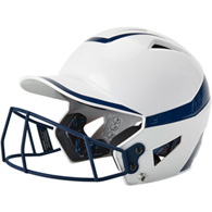 hx rise pro batting helmet w/facemask
