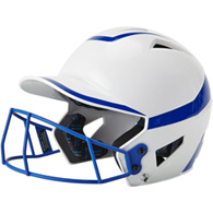 hx rise pro batting helmet w/facemask