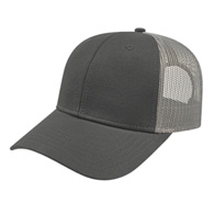 low profile trucker with modified flat