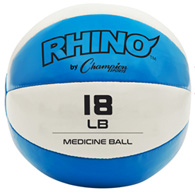 18 lb rhino leather medicine ball