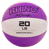 20 lb rhino leather medicine ball