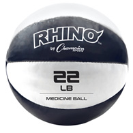 22 lb rhino leather medicine ball