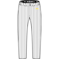 ua heater pants relaxed pinstripes